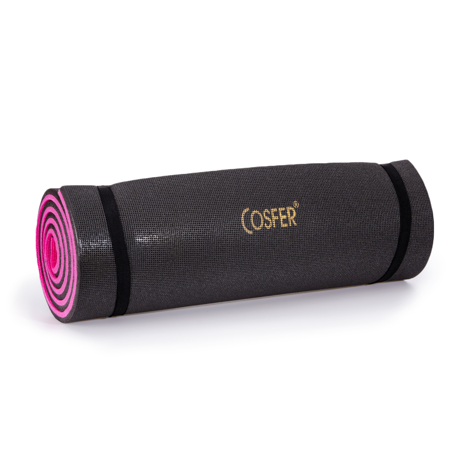 Cosfer 16mm 60x180 cm Mercedes Pattern - Black/Pink