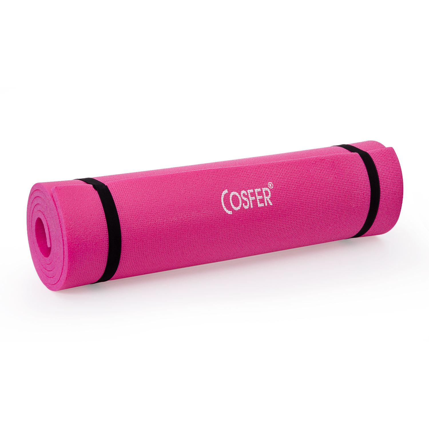 Cosfer 10mm Pilates and Yoga Mat - Pink