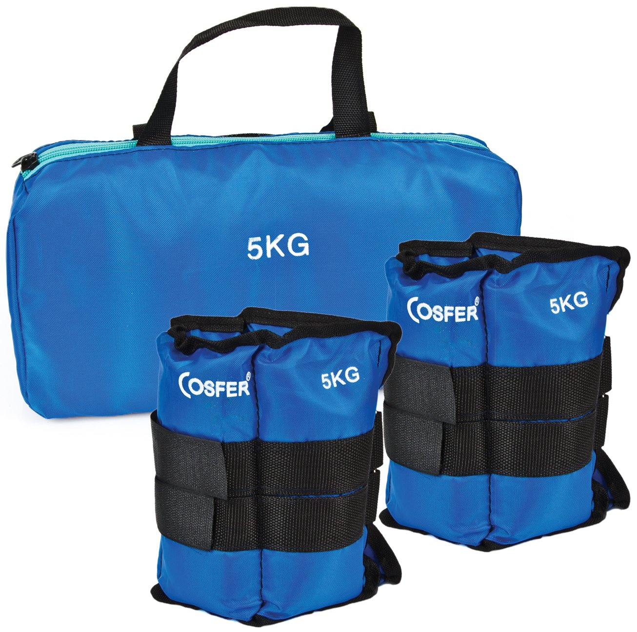 Cosfer CSF5KG Ankle Weights 2.5 x 2 (5 kg total)